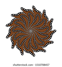 Illustration Beautiful Batik Pattern of Indonesian