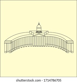 illustration of a beautiful cathedral