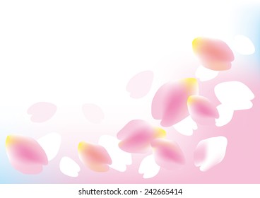 Illustration of beautiful cherry tree  sakura