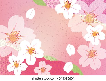 Illustration of beautiful cherry tree  sakura