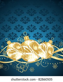 Illustration beautiful Christmas background - vector