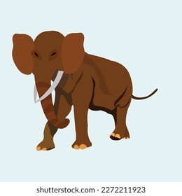 Illustration of a beautiful and cute Elephant