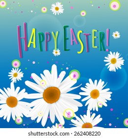 The illustration of  beautiful Easter background. Vector image.