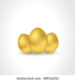 Illustration of beautiful egg and Easter elements for Easter Sunday. 