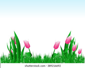 Illustration of beautiful egg and Easter elements for Easter Sunday. 