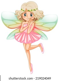 Illustration of a beautiful fairy