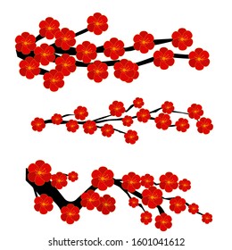 illustration of beautiful flower special Chinese new year