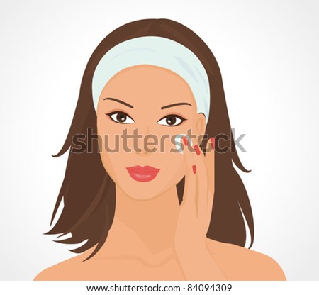 cream to the face cream to the face