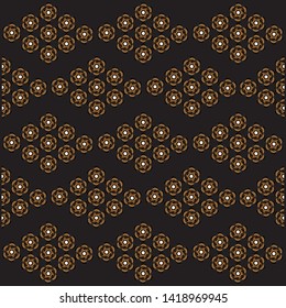 
Illustration of Beautiful Indonesian Batik Pattern diamond motif