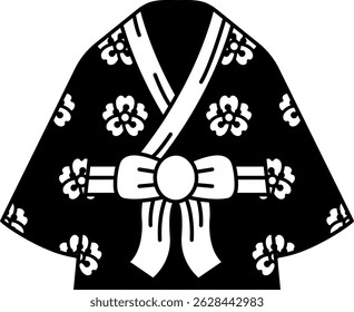 illustration of a beautiful Kimono