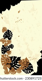 Ilustración de hermosas hojas, con un hermoso aspecto