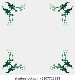 Illustration of a beautiful plant vector image for decoration or cover