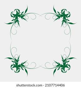 Illustration of a beautiful plant vector image for decoration or cover