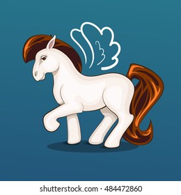Illustration of beautiful pony