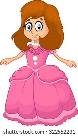 Illustration of beautiful princess