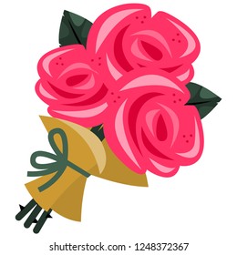 Illustration of a beautiful rose