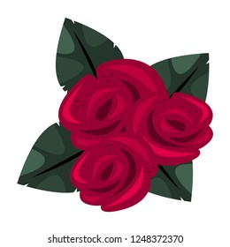 Illustration of a beautiful rose