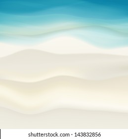 The illustration of beautiful sand background. Vector image.