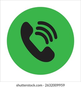 illustration of a beautiful telephone icon

