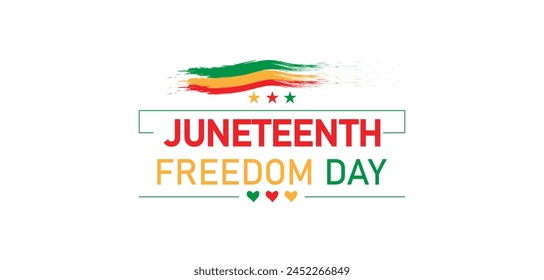 Illustration the Beauty of Juneteenth Freedom Day