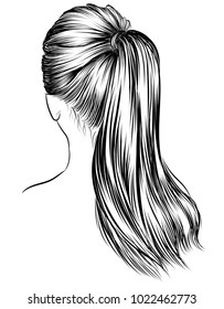Ponytail Images, Stock Photos & Vectors  Shutterstock
