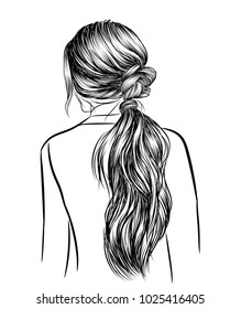 4,841 Back hair sketches Images, Stock Photos & Vectors | Shutterstock