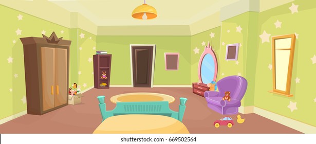 Cartoon Bedroom Images Stock Photos Vectors Shutterstock