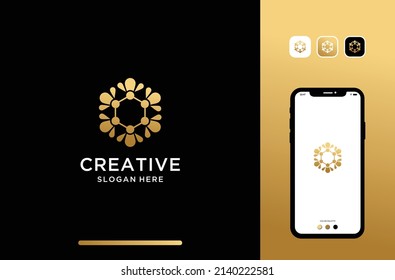 ilustración del diseño del logotipo de abeja. perfecto para la comunidad social o la marca de trabajo en equipo.