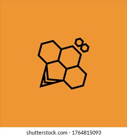 illustration of bee logo vector download