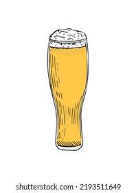 Illustration of a beer mug.