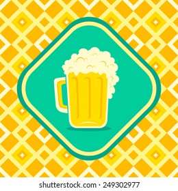 Illustration of a beer mug