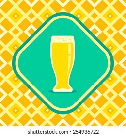 Illustration of a beer mug