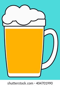 Illustration of the beer mug icon