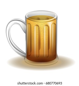 Illustration of beer mug for International beer day.