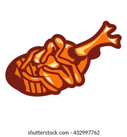 Illustration of Beetle pupa