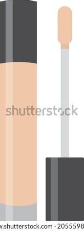 Illustration of beige liquid type concealer