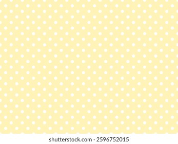 An illustration of a beige and white polka dot background.