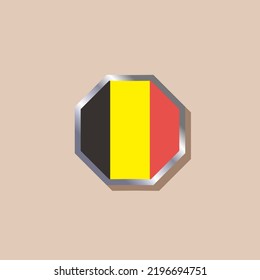 Illustration des belgischen Flaggenmusters