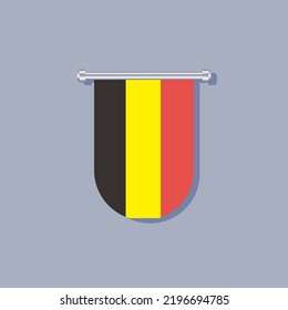 Illustration des belgischen Flaggenmusters