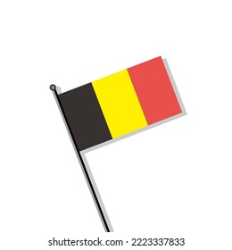 Illustration des belgischen Flaggenmusters