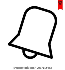 illustration of bell design icon
