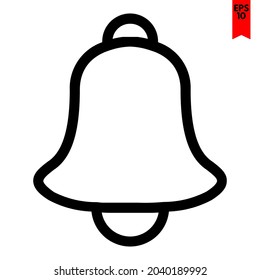 illustration of bell design icon