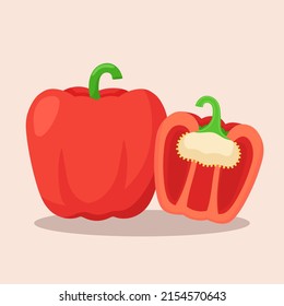 Ilustración de pimienta y pimienta picante