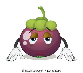 illustration of berry on a white background