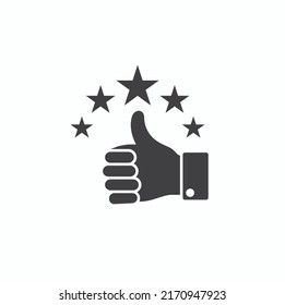 illustration of best choice, best choise symbol, vector art.