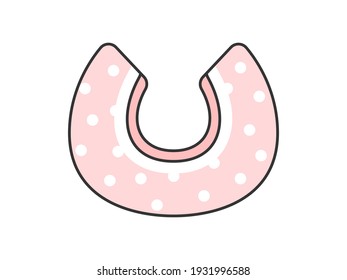 Illustration of a bib for babies.