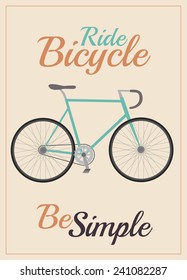 Illustration of a bicycle