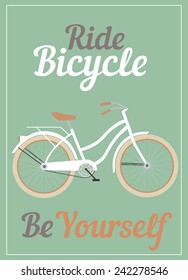 Illustration of a bicycle