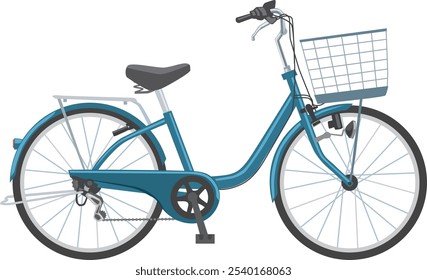 Es ist eine Illustration eines Fahrrads.