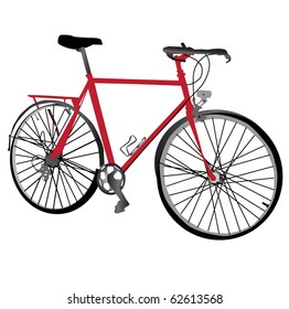 Illustration of bicycle